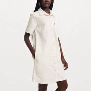 Levi's Off-White Short Sleeve Button Down Shirt